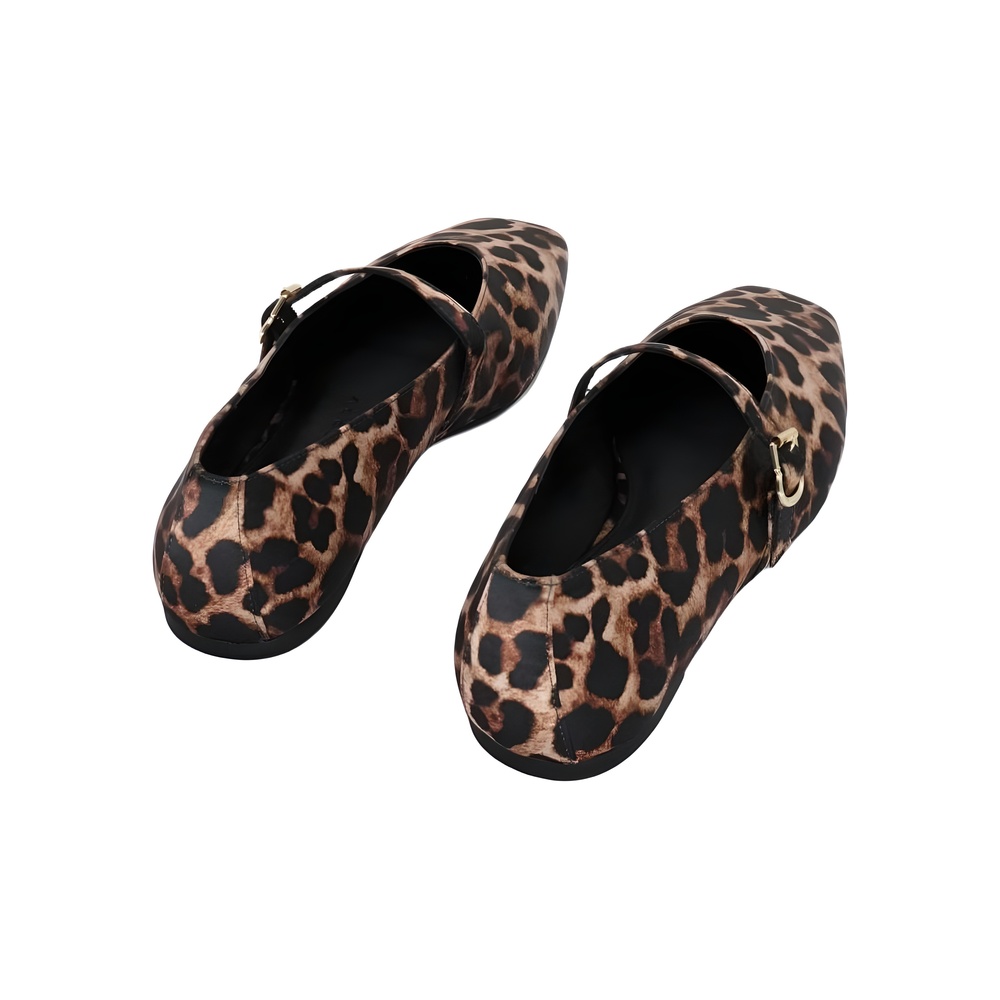 Katy Perry Womens The Evie Mary Jane Flat Leopard Print Size 9M - Picture 3 of 6